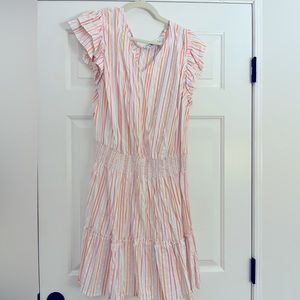 VINEYARD VINES tiered ruffle short dress womens